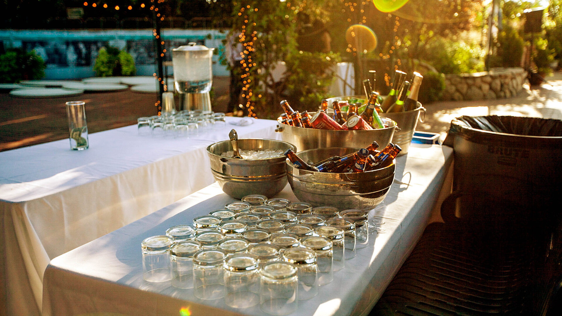 Event catering table